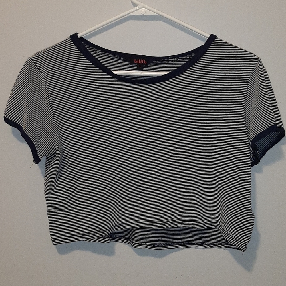 Striped Crop Top